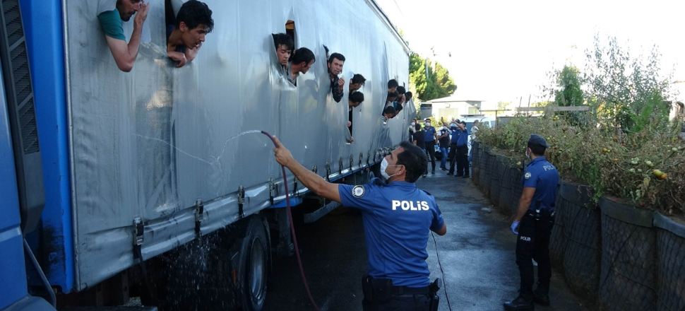 TIR dorsesinde bu halde bulundular