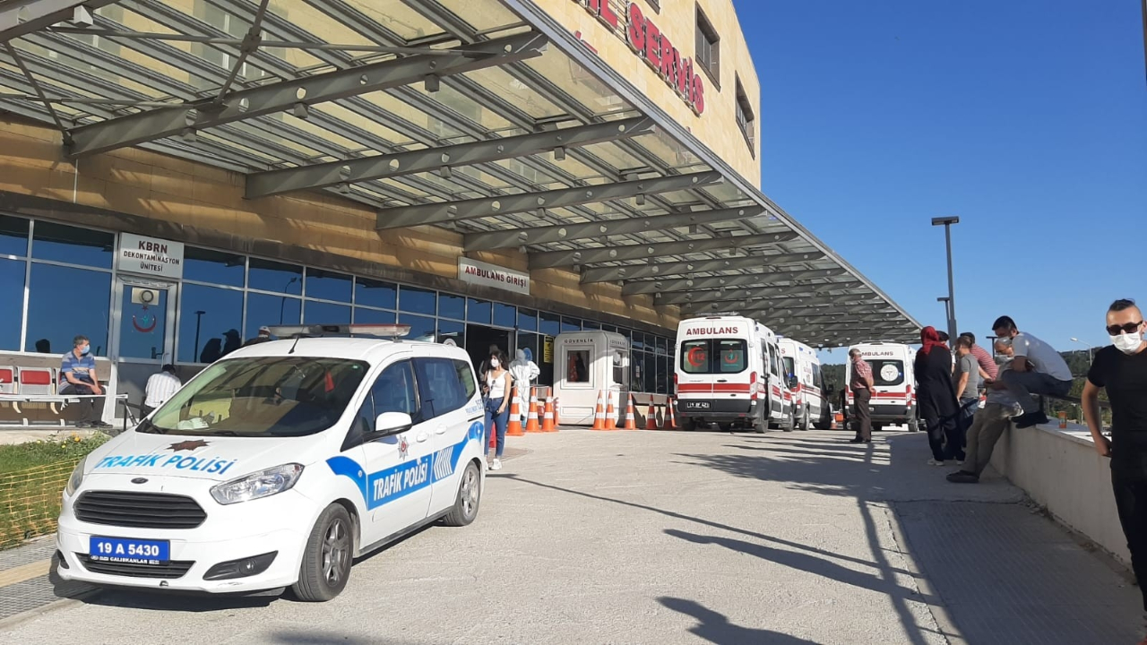 Polisler soluğu hastanede aldı