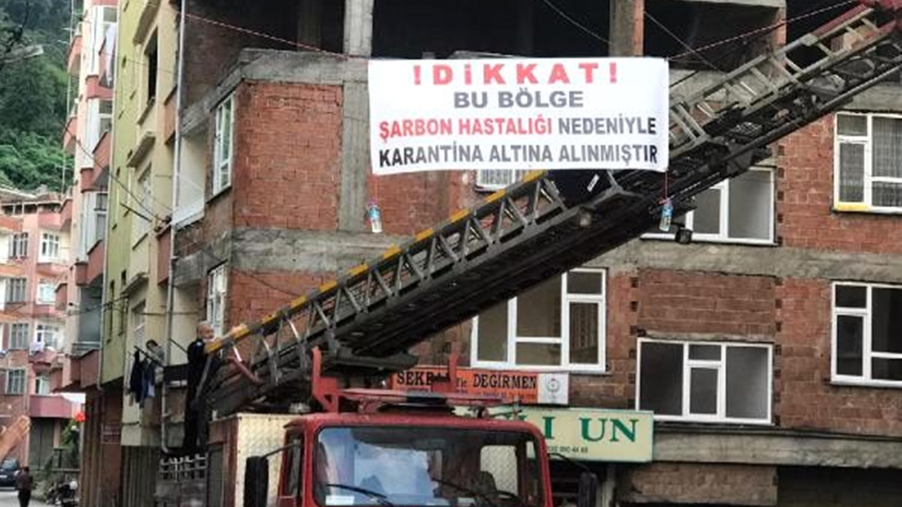 Komşularına dağıttığı et şarbonlu çıktı