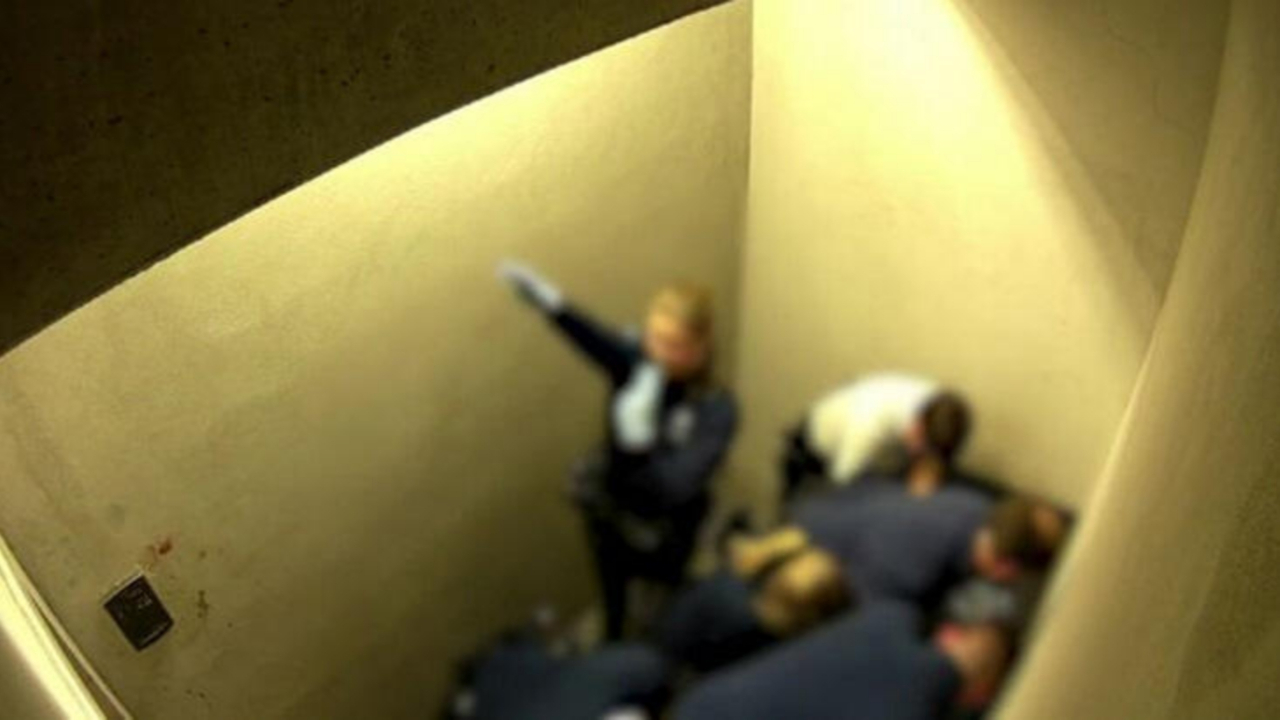 İş adamını komaya sokan polisten Nazi selamı