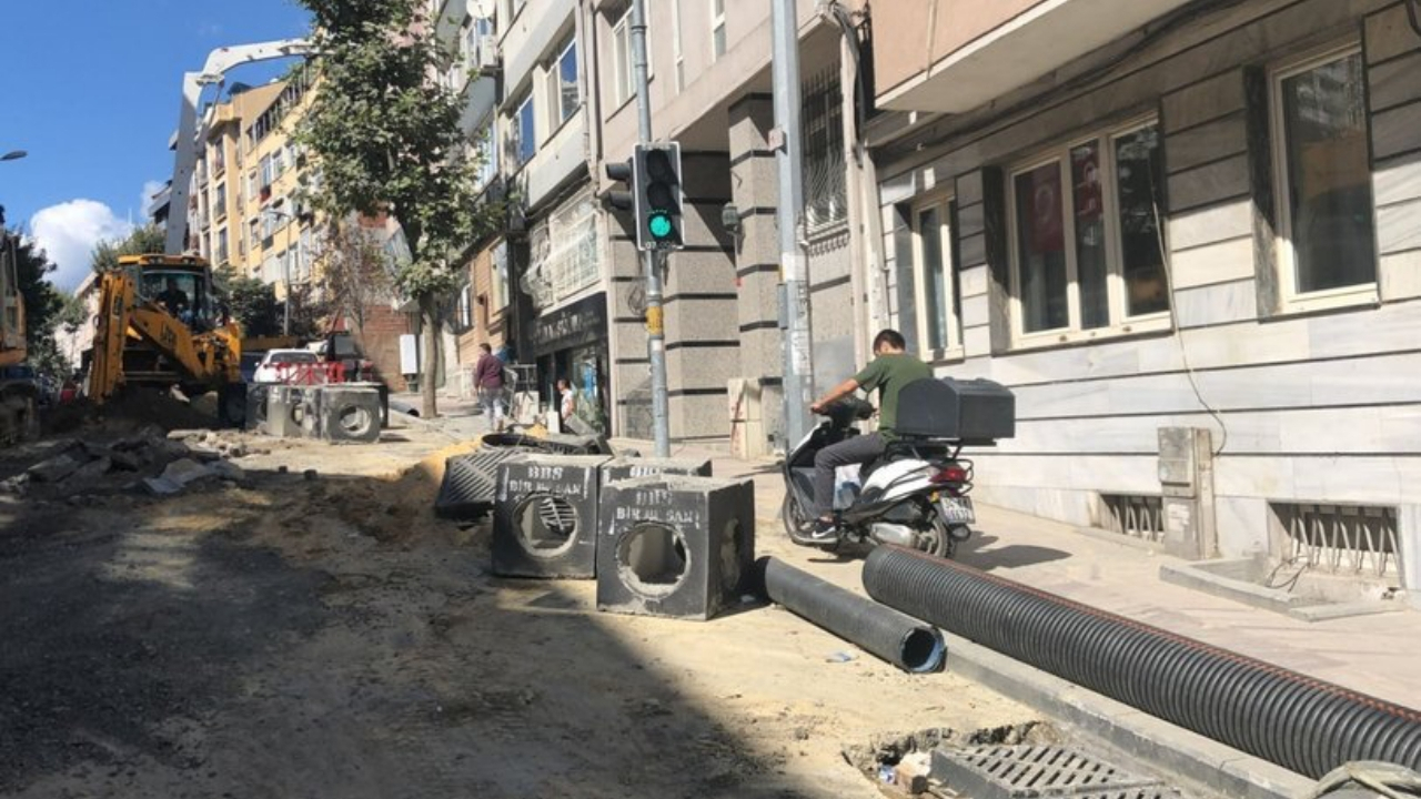 Beşiktaş'ta vatandaşı isyan ettiren altyapı çalışması