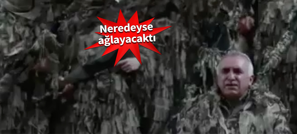 Sağ kolu vurulan Karayılan'ın korkusu ekrana böyle yansıdı