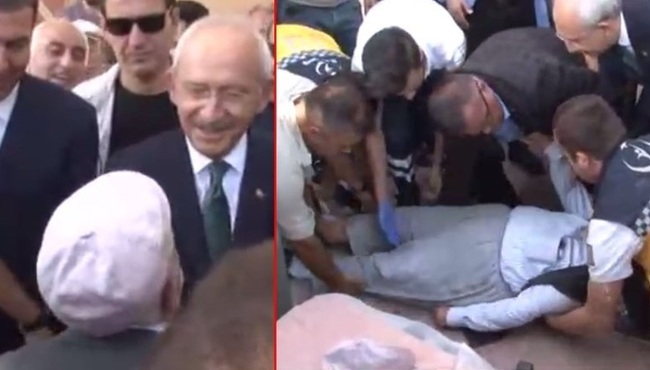 Kılıçdaroğlu'na derdini anlatırken bir anda bayıldı