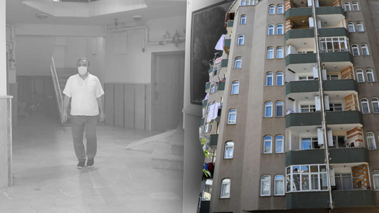 Rize'deki bu apartman kendi karantinasını uyguluyor