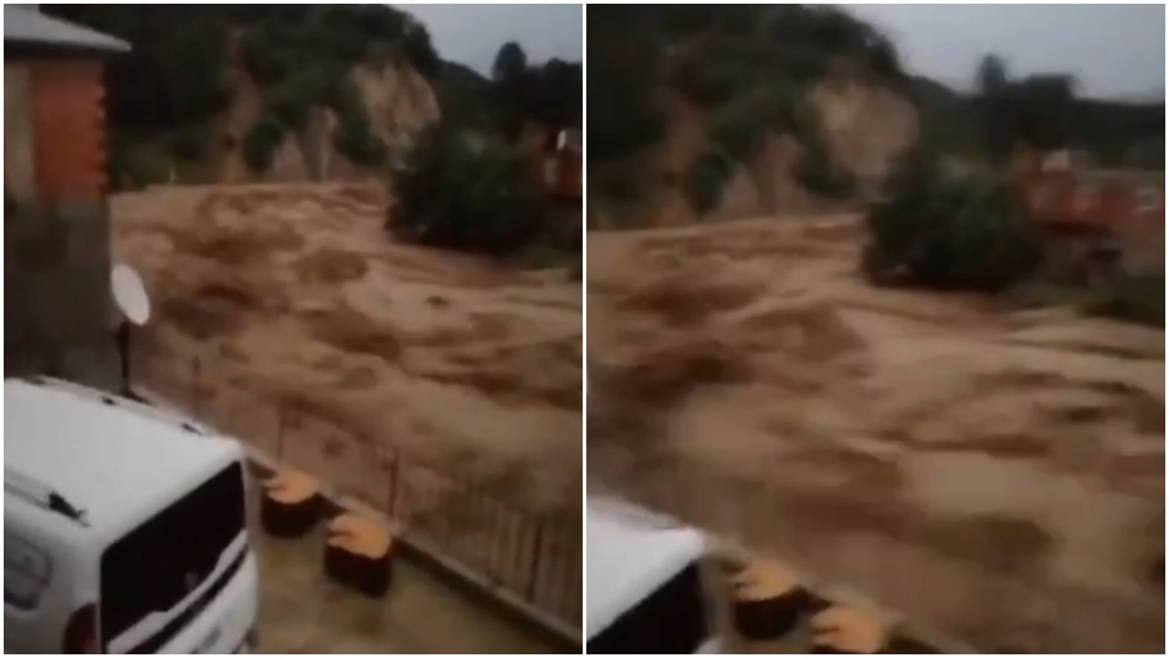 Gelevera Deresi de taştı...