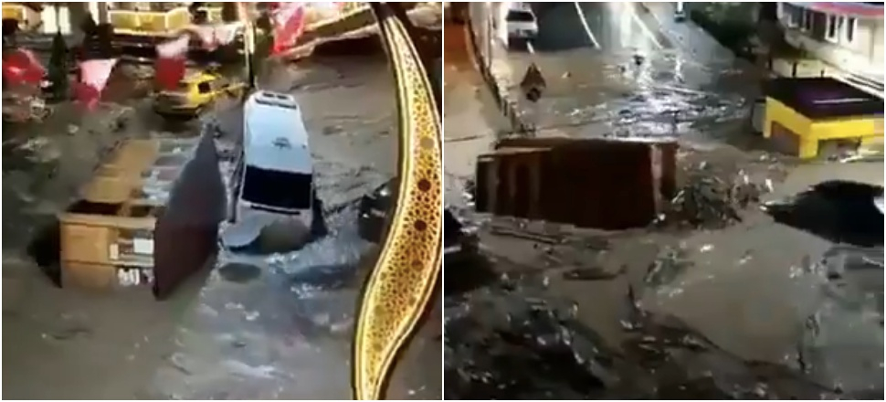 Giresun'da sağanak yağış felaket getirdi