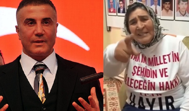 Sedat Peker'den kendisine tepki gösteren şehit annesine cevap geldi!
