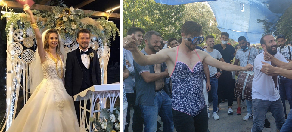 Damada mayo ve palet giydirip, kamyonet kasasında yıkadılar!