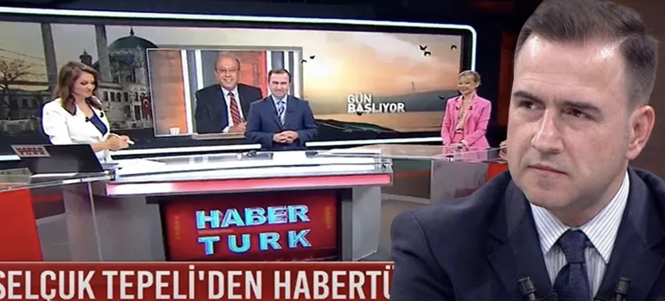 Selçuk Tepeli canlı yayında Habertürk'e veda etti!