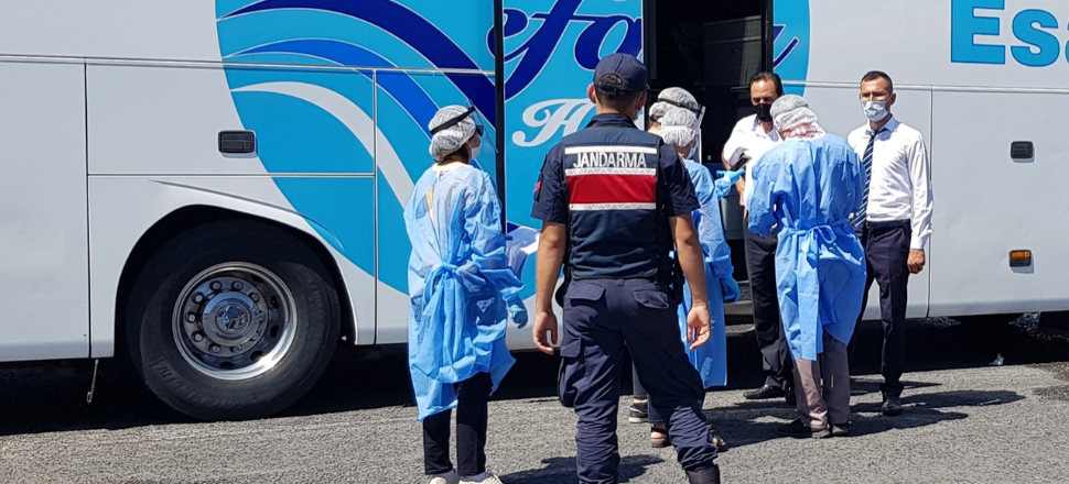 Yolcu otobüsünde seyahat ederken yakalandı