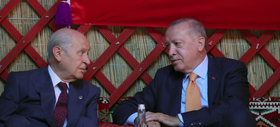 Erdoğan ve Bahçeli etkinlikleri böyle izledi