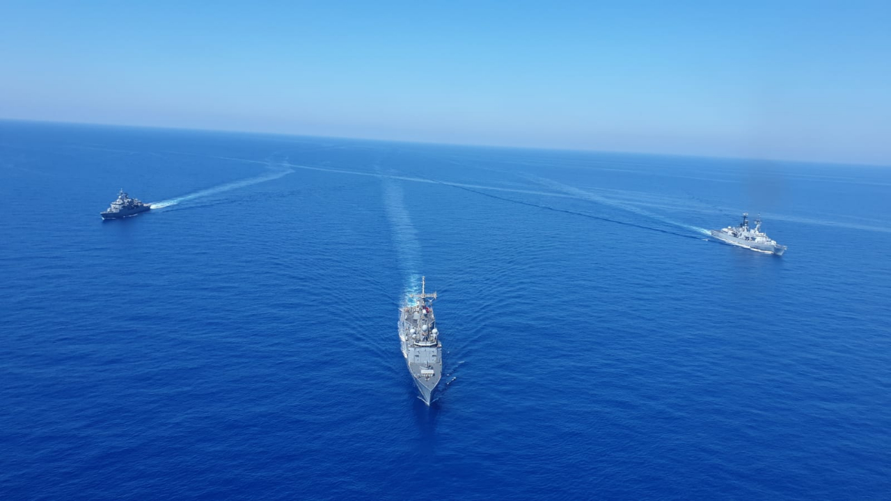 MSB duyurdu: İtalyanlar ile Doğu Akdeniz'de geçiş eğitimleri icra edildi