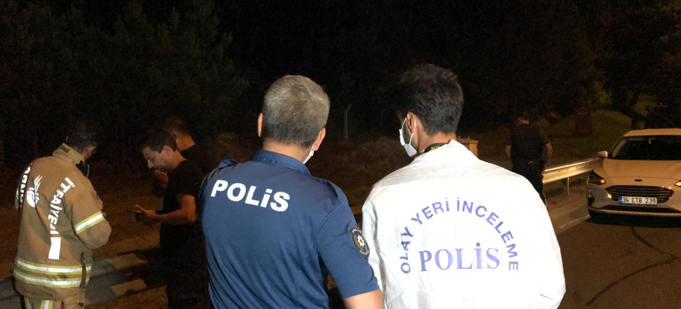 Yangına giden itfaiyeciye ateş açıldı