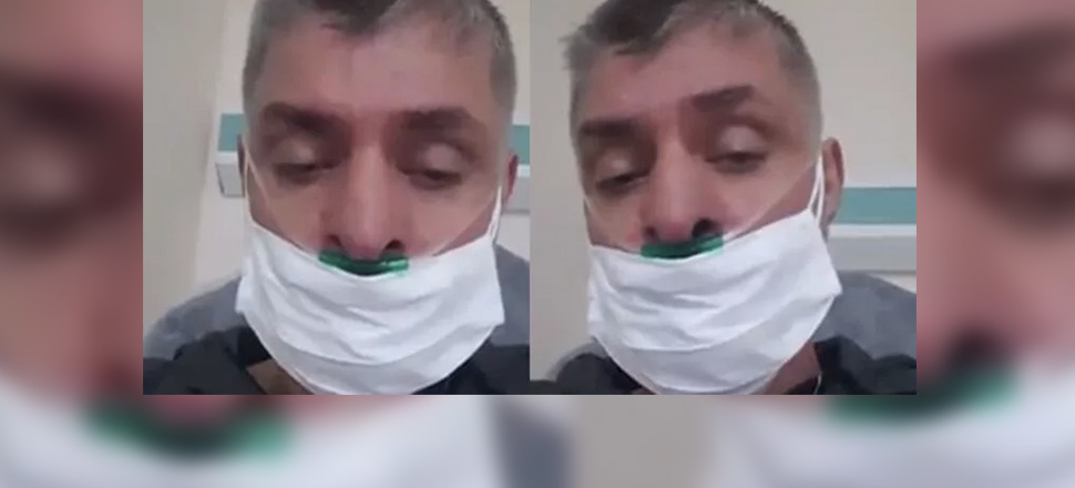 Kovid-19 olunca herkesi yattığı hastaneden uyardı!