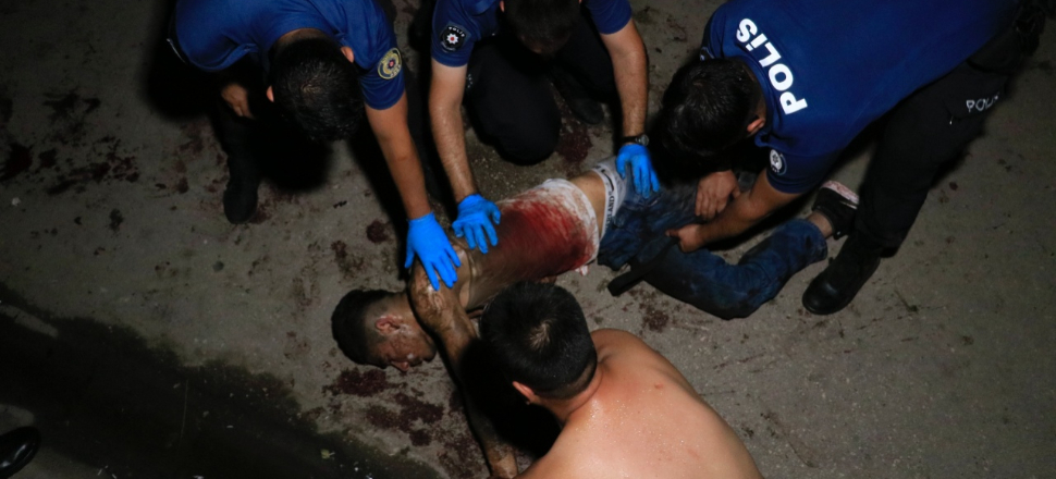 Polis kan revan içinde buldu