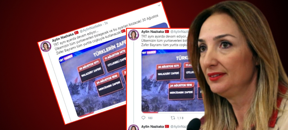 Aylin Nazlıaka önce esti sonra duruldu