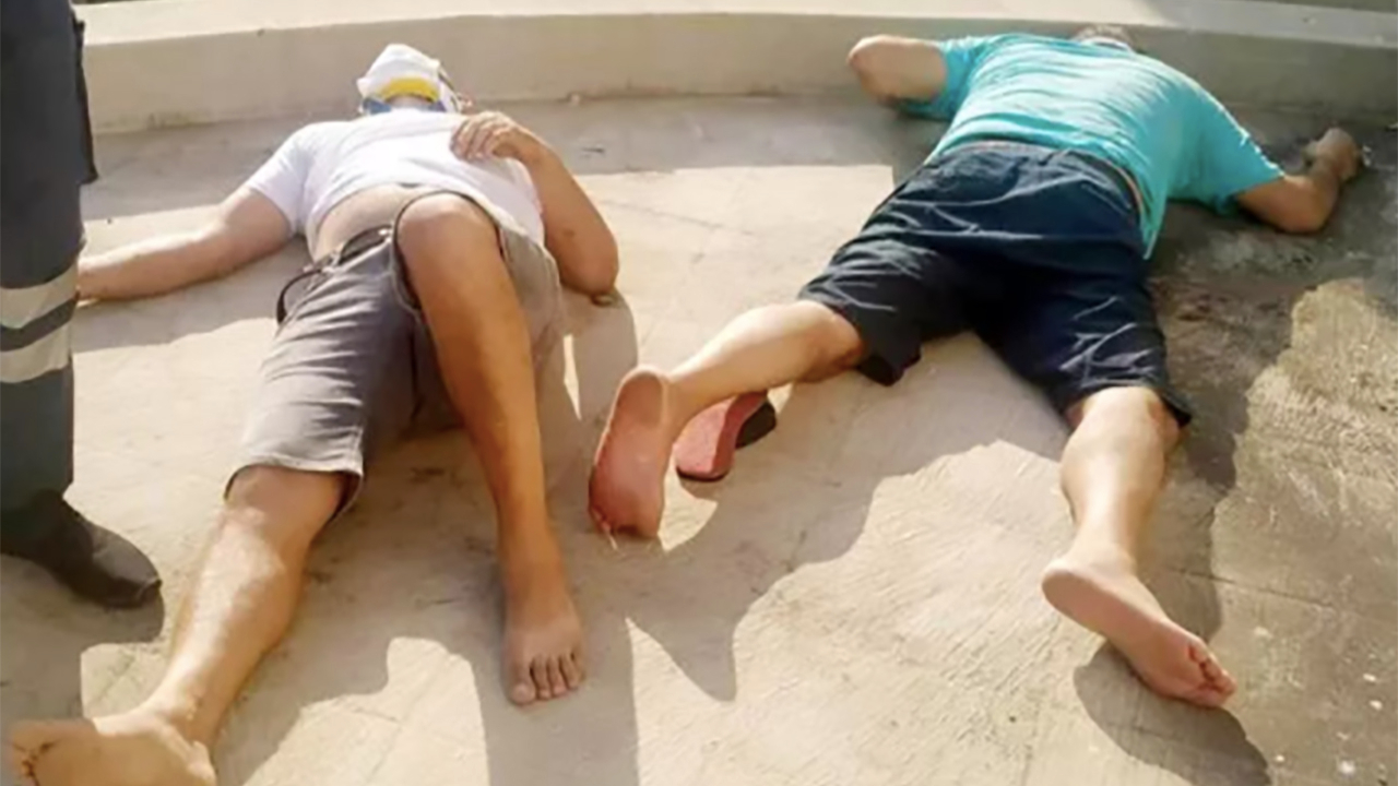 Balkondan eve girmeye çalıştılar, bu halde bulundular