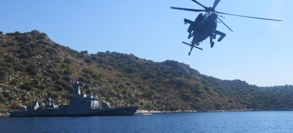 Atak helikopterleri Ege ve Akdeniz'de