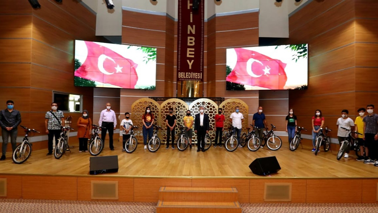 Doğal gazı tahmin eden 40 kişiye bisiklet