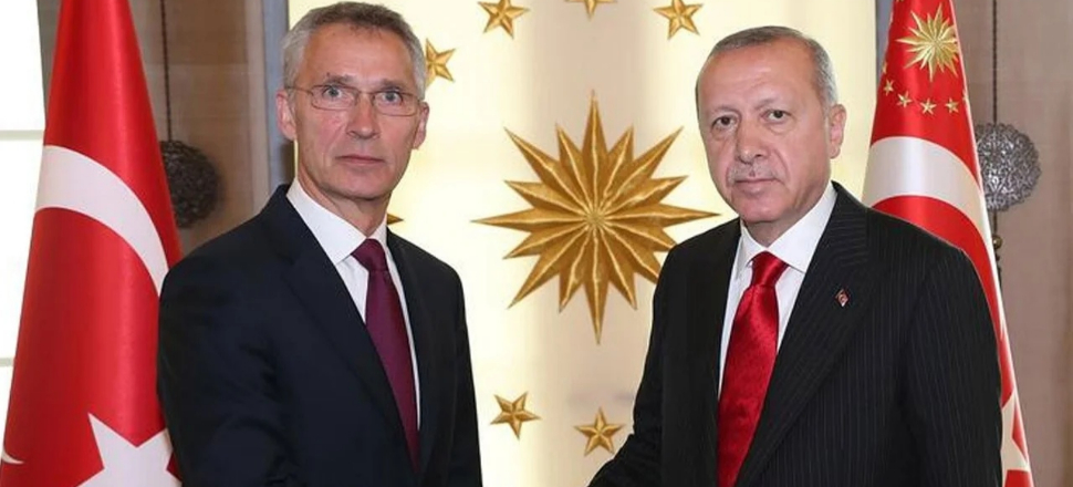 Erdoğan, Stoltenberg ile Akdeniz'i görüştü