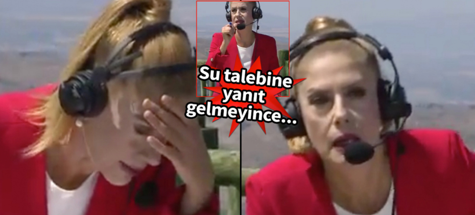 TRT spikeri canlı yayında bayıldı