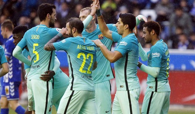 Barcelona Alaves'e gol oldu yağdı!