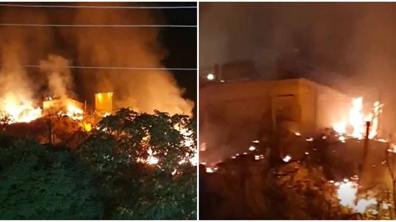 Havai fişek gösterisi faciaya neden oluyordu