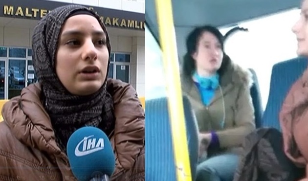 Minibüste başörtülü kıza saldıran kadın hakkında karar çıktı!