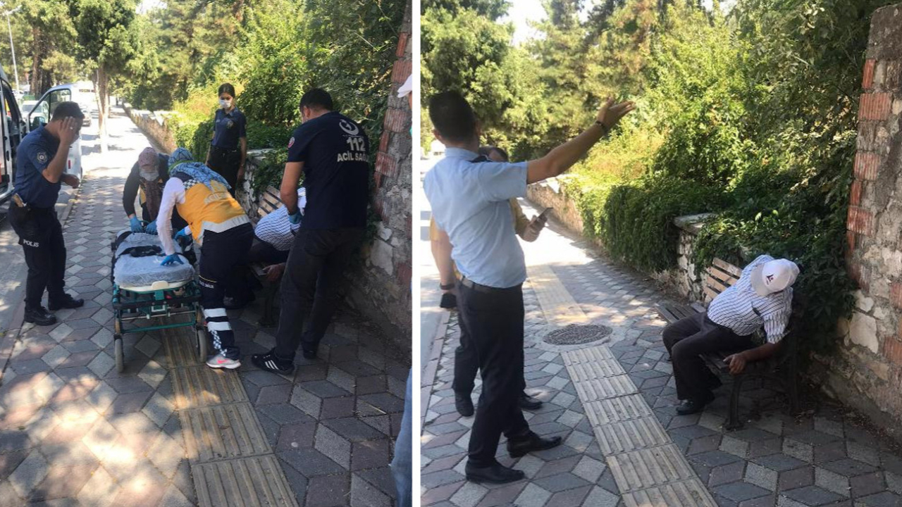 Bankta otururken kalp krizi geçirdi, 45 dakikalık kalp masajıyla hayata döndü