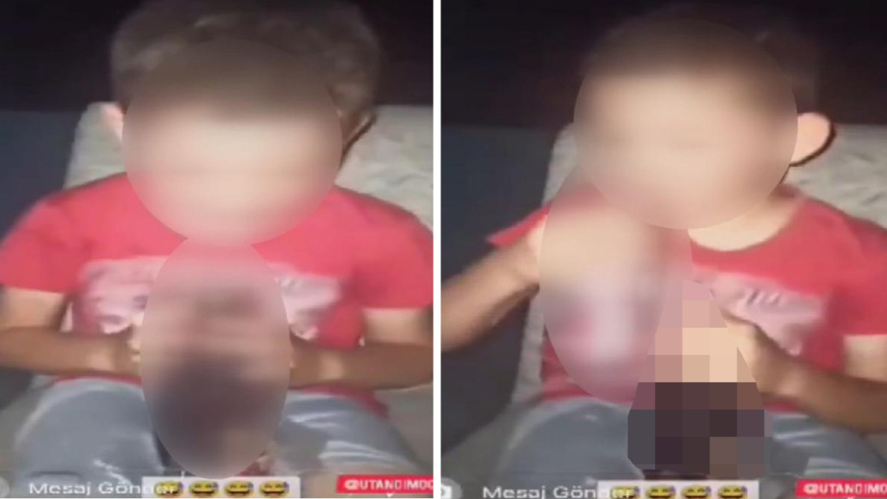 Sosyal medyada tepki çeken görüntü; Çocuğa alkol içirip paylaştı