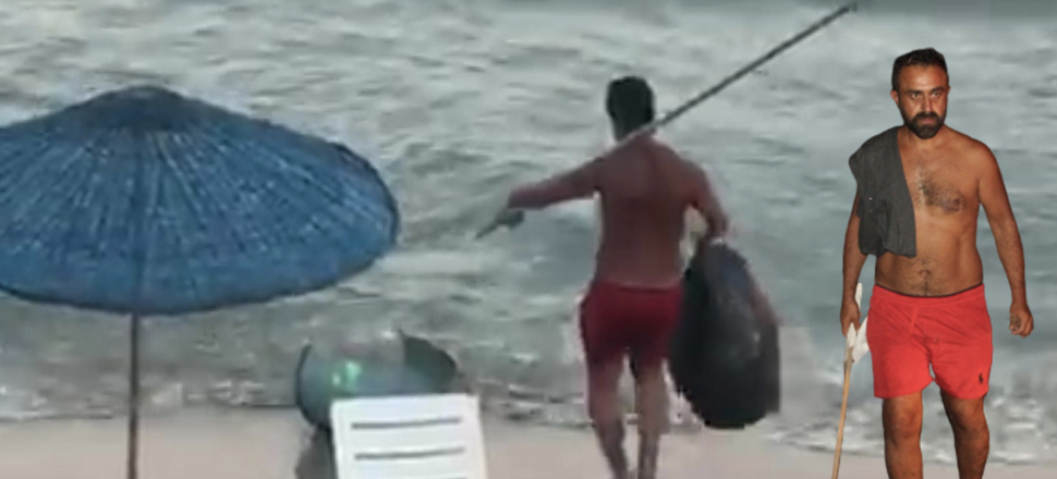 Ağaçları yakıp, çöpleri denize dökmüştü