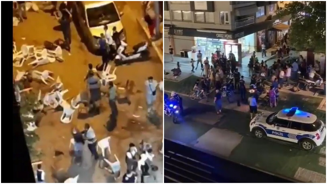 Sokak düğünü savaş alanına döndü