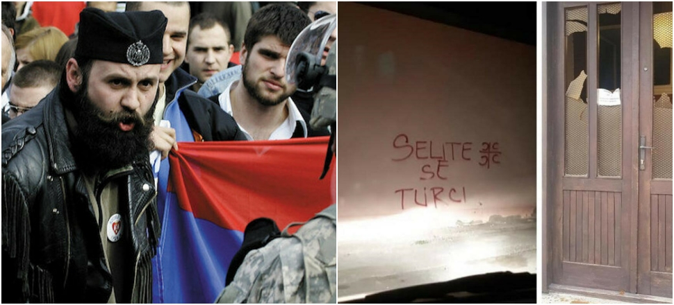 Duvarlara 'Türkler defolun' yazdılar!