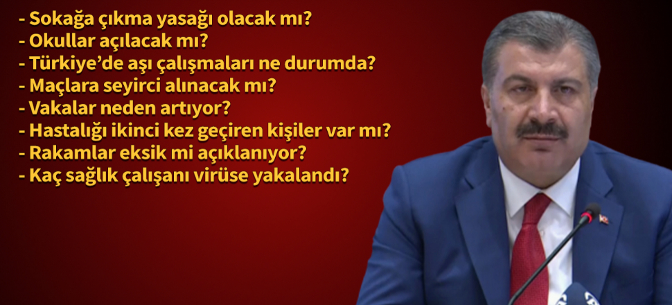 Bakan Koca'dan flaş açıklamalar