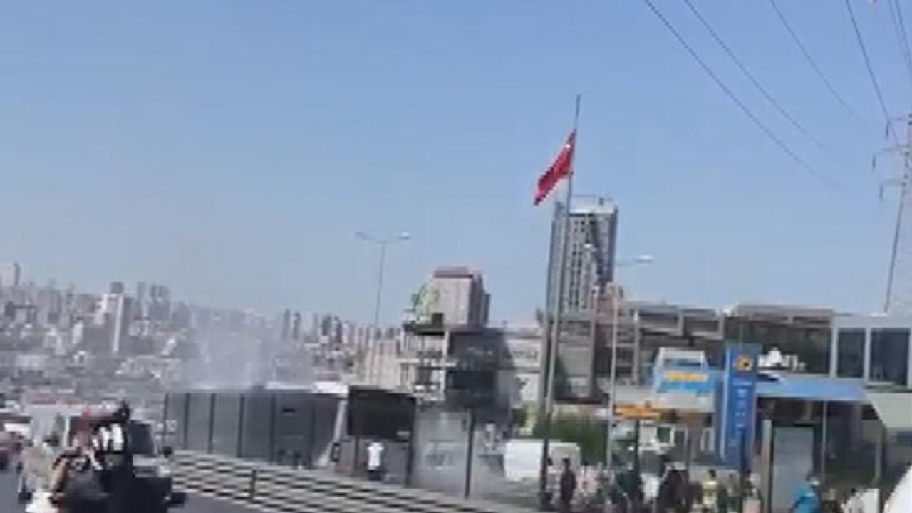 Metrobüste panik anları