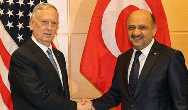 Milli Savunma Bakanı  Işık , ABD'Lİ mevkidaşı Mattis ile Brüksel'de görüştü