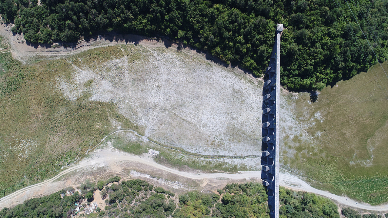 Alibeyköy Barajı'nda doluluk oranı yüzde 45.85'e geriledi