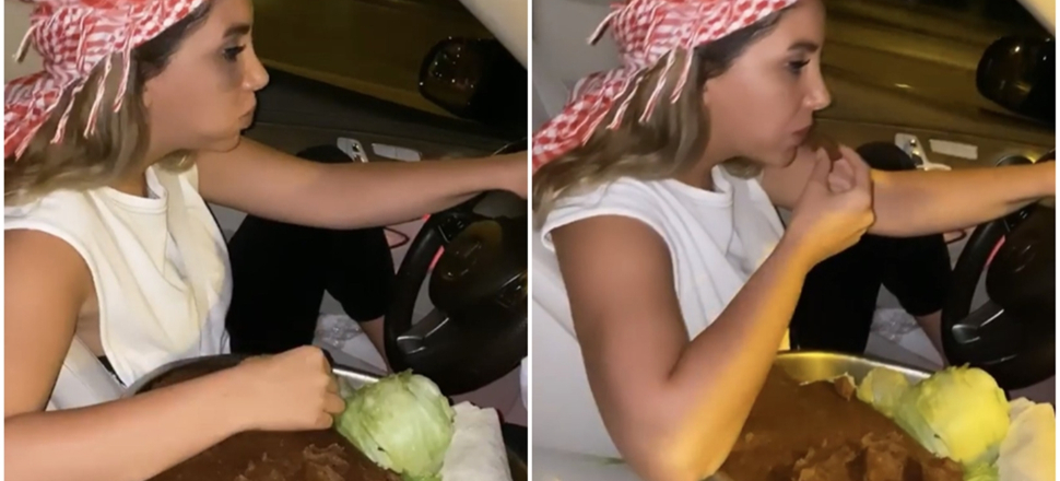 Kadın sürücü tespit edildi, ceza kesildi