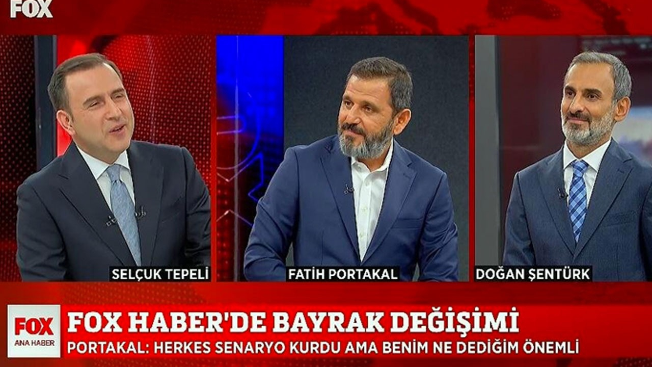 Fatih Portakal'ın veda konuşmasında dikkat çeken detay