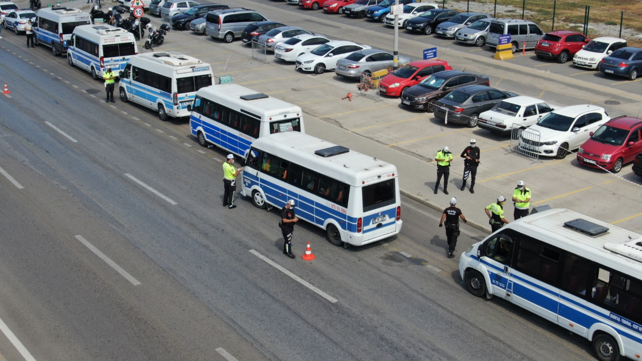 Bursa'da drone ile denetim