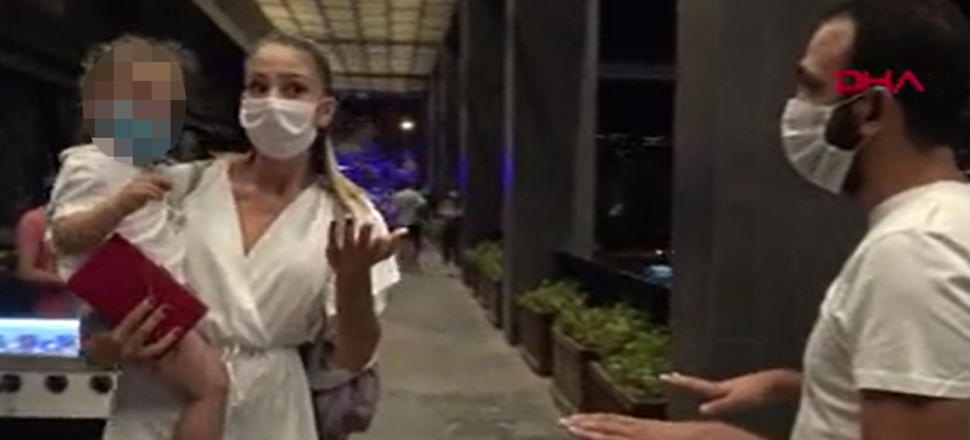 Kucağında çocuk polise bir saat direndi!