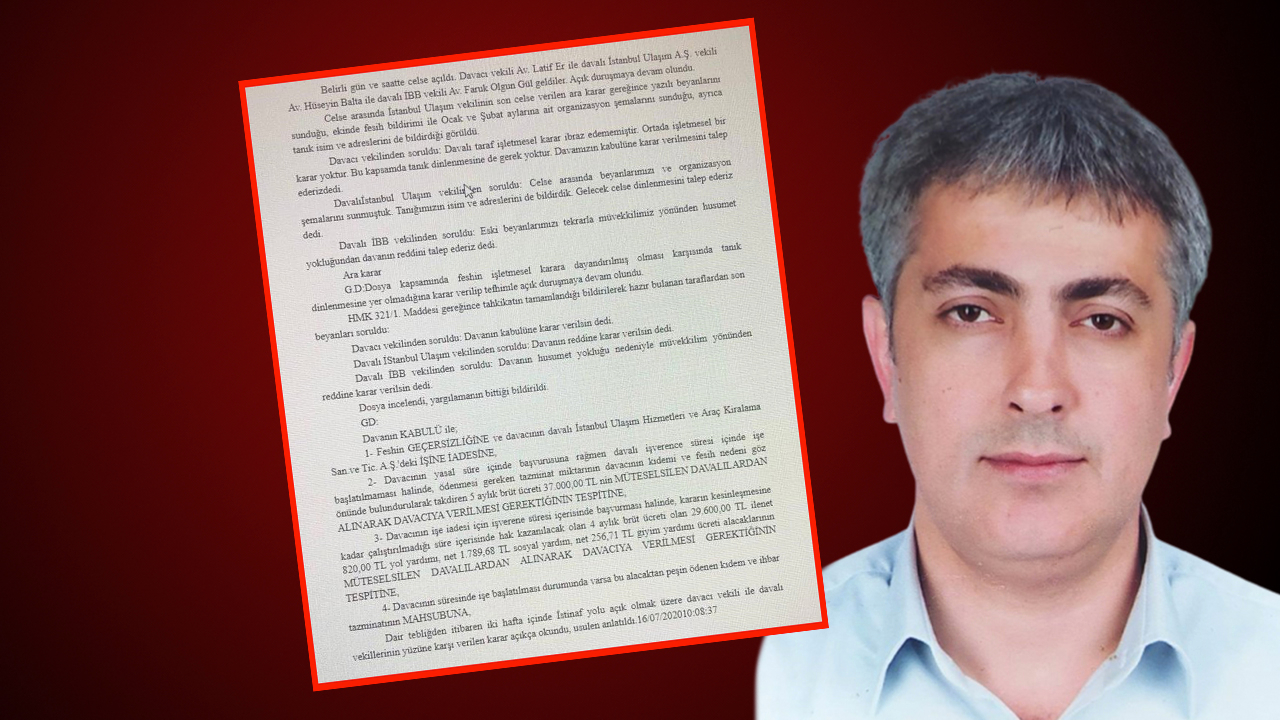 İBB'deki 'haksızlık' sona erdi