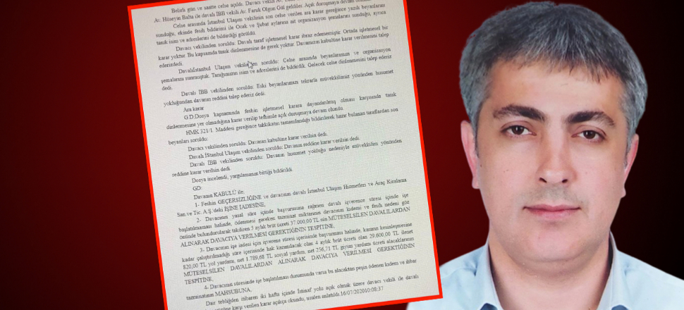 İBB'deki 'haksızlık' sona erdi