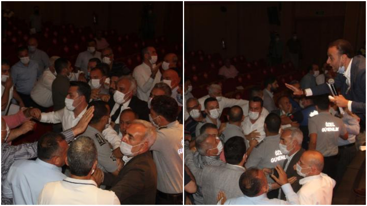 Adana Büyükşehir Belediyesi Meclisi'nde yumruklu kavga
