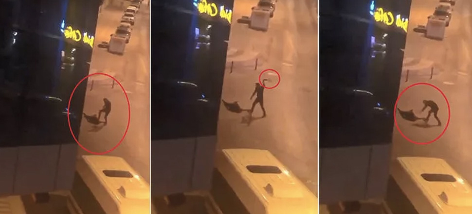 Yaşlı adamı öldüresiye şekilde dövdü!