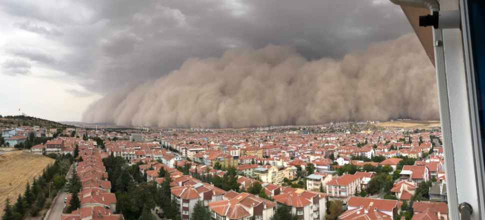 Kum fırtınası bir kenti daha vuracak