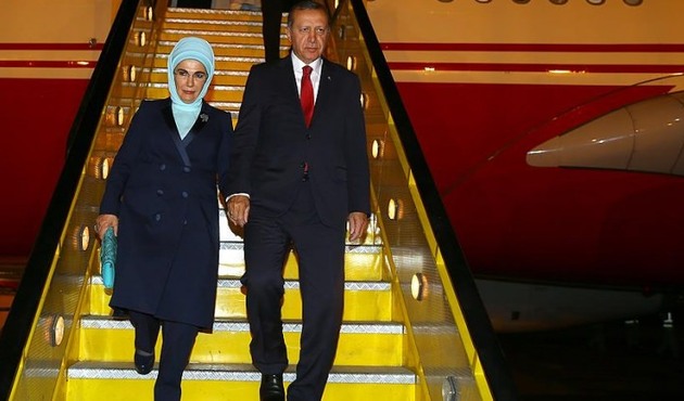 Cumhurbaşkanı Erdoğan Medine'ye gitti