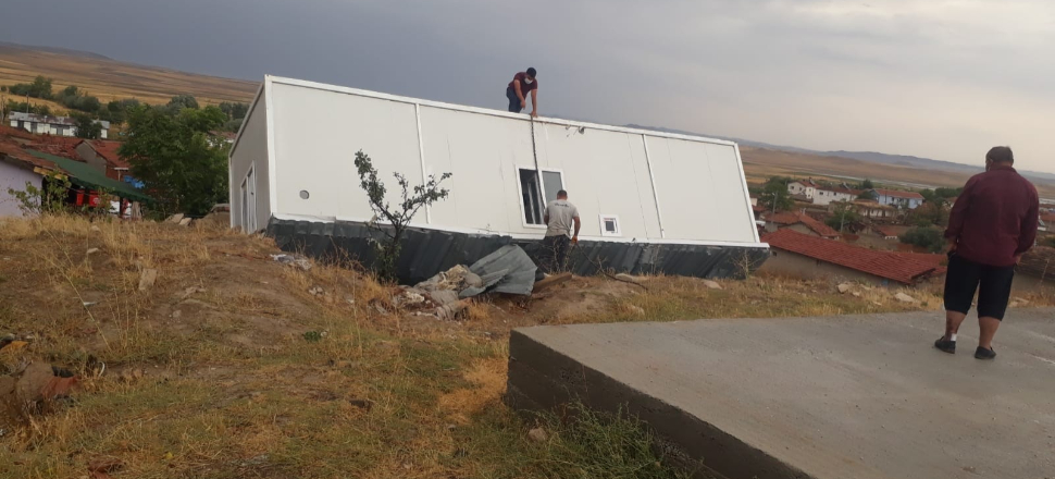 Kum fırtınası Eskişehir'i böyle vurdu