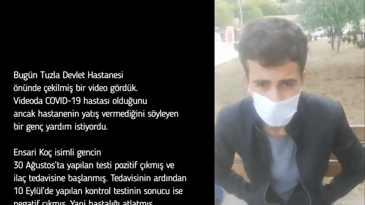 Koca'dan hastaneye yatmak için yardım istemişti