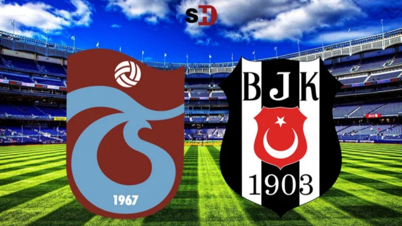 Trabzonspor-Beşiktaş maçında ilk 11'ler belli oldu